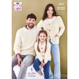 Sweaters & Cardigan Knitted in King Cole Fashion Aran