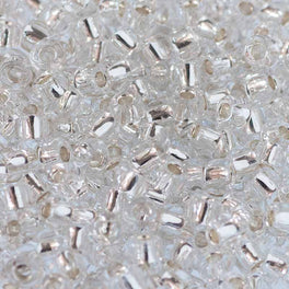 Debbie Abrahams Clear Seed Bead 34 - Size 8