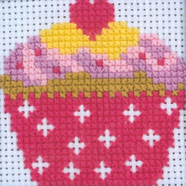 Anchor 1st Kit - Cupcake Counted Cross Stitch Kit