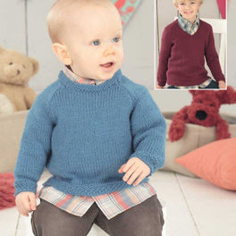 Babies Sweaters in Sirdar Snuggly Dk - Digital Version