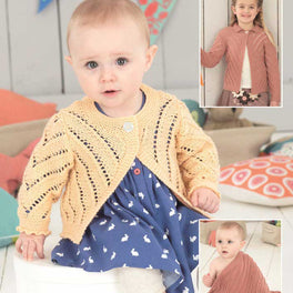 Babies Cardigans and Blanket in Sirdar Snuggly Dk
