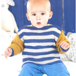 Baby's and boy's sweaters in Sirdar Snuggly Baby Bamboo DK - Digital Version