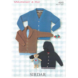 Cardigans in Sirdar Snuggly 4ply - Digital Version