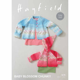 Coats in Hayfield Baby Blossom Chunky