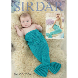 Mermaid Tail Snugglers in Sirdar Snuggly DK - Digital Version