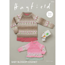 Sweaters in Hayfield Baby Blossom Chunky  - Digital Version