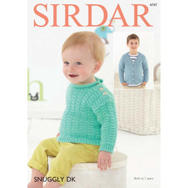 Sweater and Cardigan in Sirdar Snuggly DK - Digital Version