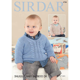 Sweaters in Sirdar Snuggly Baby Bamboo DK