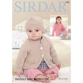 Cardigans and Hat in Sirdar Snuggly Baby Bamboo DK - Digital Version