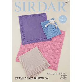 Blankets in Sirdar Snuggly Baby Bamboo DK - Digital Version