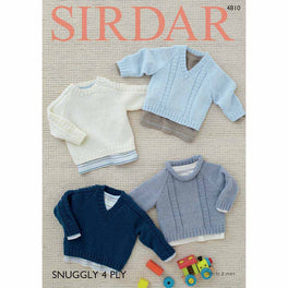 Sweaters in Sirdar Snuggly 4ply