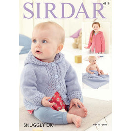 Baby Girl's & Girl's Jacket in Sirdar Snuggly DK - Digital Version