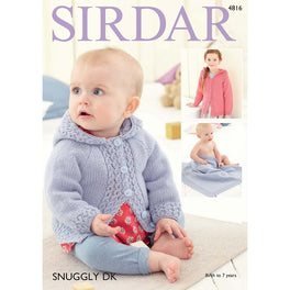 Baby Girl's & Girl's Jacket in Sirdar Snuggly DK