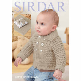 Jacket, Blanket, Helmet and Bootees in Sirdar Supersoft Aran - Digital Version