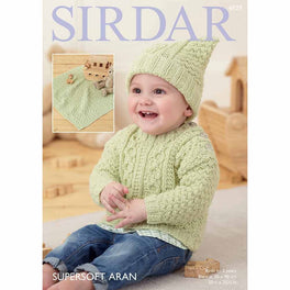 Sweater, Hat and Blanket in Sirdar Supersoft Aran - Digital Version