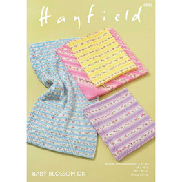 Blankets in Hayfield Baby Blossom DK - Digital Version