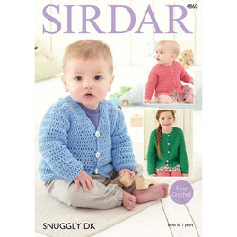 Crochet Cardigans in Sirdar Snuggly DK - Digital Version