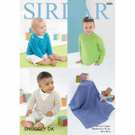 Sweaters, Cardigan and Blanket in Sirdar Snuggly DK - Digital Version
