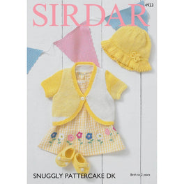 Bolero, Sunhat and Shoes in Sirdar Snuggly Pattercake DK - Digital Version