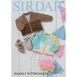 Cardigans, Bootees and Beret in Sirdar Snuggly Pattercake DK - Digital Version