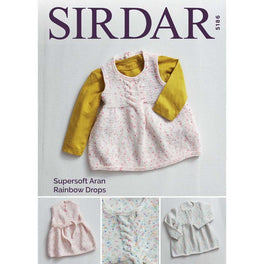 Dresses in Sirdar Supersoft Aran Rainbow Drops - Digital Version