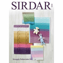 Blankets in Sirdar Snuggly Pattercake DK