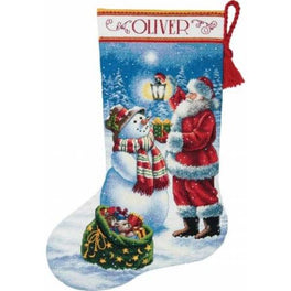 Holiday Glow Stocking Dimensions Cross Stitch Kit
