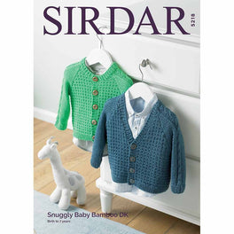 Baby Boy's and Boy's Cardigans in Snuggly Baby Bamboo Dk - Digital Version
