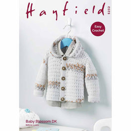 Jacket in Hayfield Baby Blossom DK - Digital Version