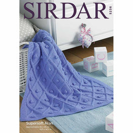 Blanket in Sirdar Supersoft Aran - Digital Version