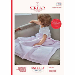 Blanket in Sirdar Snuggly 100% Cotton DK
