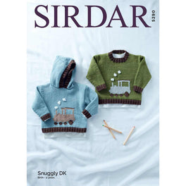 Round Neck and Hooded Sweater in Sirdar Snuggly Dk