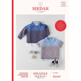 Sweaters in Sirdar Snuggly Baby Bamboo 5358 - Digital Version