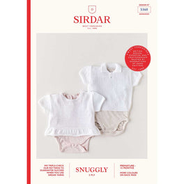 Vests in Sirdar Snuggly 2ply 5360 - Digital Version