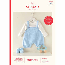 Romper and Bootees in Sirdar Snuggly 3ply 5364 - Digital Version
