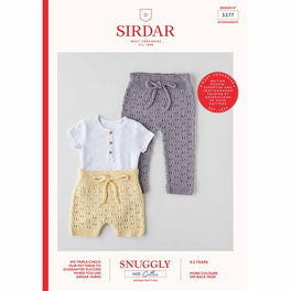 Shorts and Leggings in Sirdar Snuggly 100% Cotton