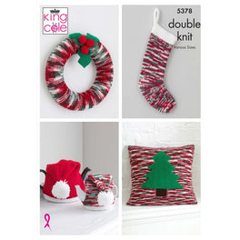 Christmas Accessories in King Cole Glitz DK