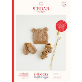 Hat, Mitts and Bootees in Sirdar Snuggly Snowflake Chunky