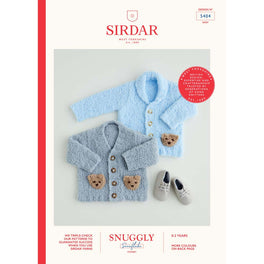 Cardigans in Sirdar Snuggly Snowflake Chunky