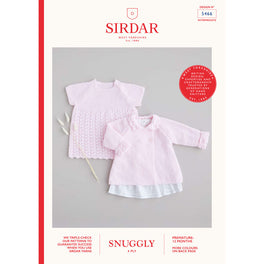 Dress and Matinee Coat in Sirdar Snuggly 4ply