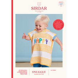 Happy Holidays Poncho in Sirdar Snuggly Dk - Digital Version 5507