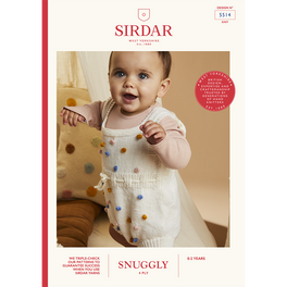 Spotty Dotty Romper in Sirdar Snuggly 4ply - Digital Version 5514
