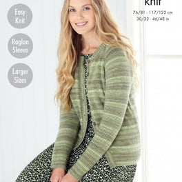 Sweater and Cardigan in King Cole Island Beaches Dk