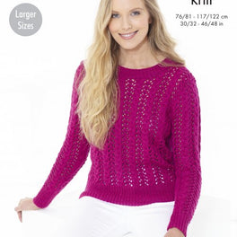 Sweater and Cardigans in King Cole Dk