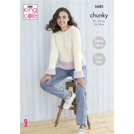 Sweater and Cardigan in King Cole Subtle Drifter Chunky