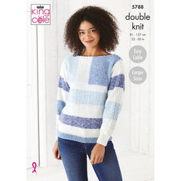 Sweater and Jacket in King Cole Harvest Dk - Digital Version 5788