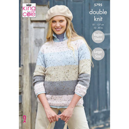 Sweaters in King Cole Homespun Dk - Digital Version 5795