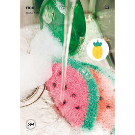 Watermelon, Pineapple and Peach Shower Scrubs in Rico Creative Bubble