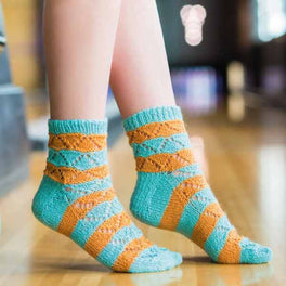 Sugar & Spice Socks in West Yorkshire Spinners Signature 4ply - Digital Version