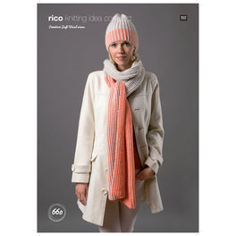 Hat and Scarf in Rico Creative Soft Wool Aran - Digital Version